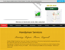Tablet Screenshot of handymandudleydoright.org